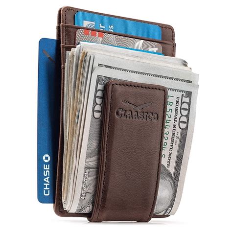 front pocket wallets for men with money clip.